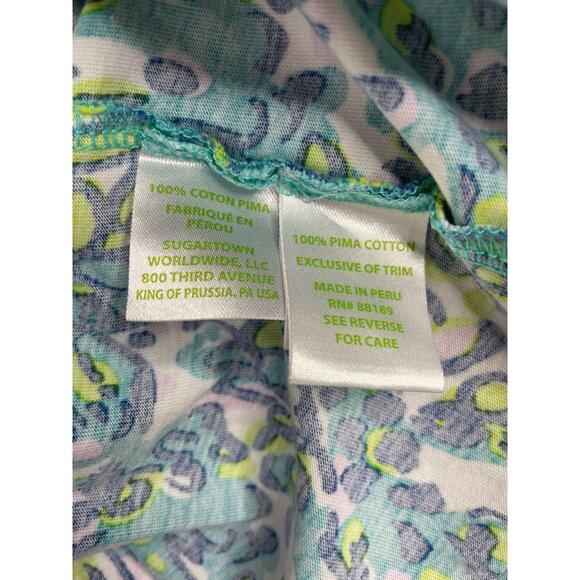 Lilly Pulitzer Windsor Sea Blue Strapless Dress size Small Blue/Green - Picture 3 of 7